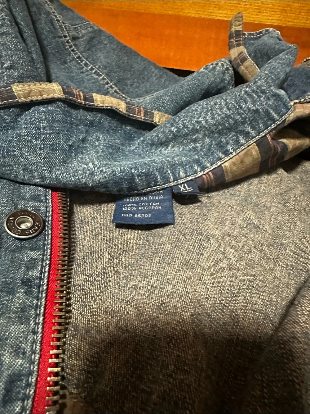Men's Denim jacket Plugg brand size xl